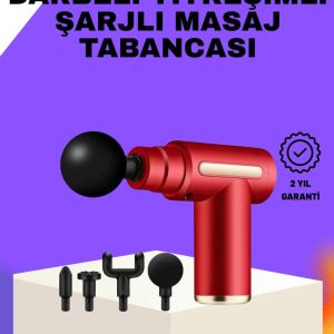Şarjlı Masaj Tabancası Spor Sonrası Kas Rahatlatma İçin