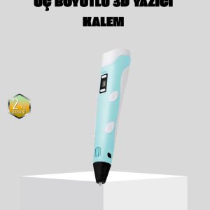 3D Kalem Ergonomik ve 1.75 mm Filament Destekli FDM Yazıcı Kalemi