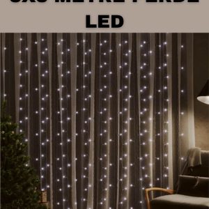 3x3 LED Şelale Perde Işık Kutlama ve Dekor Aydınlatması