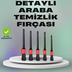 5'li Araç Temizlik Fırça Seti-Detaylı Temizlik İçin Çok Amaçlı Fırçalar