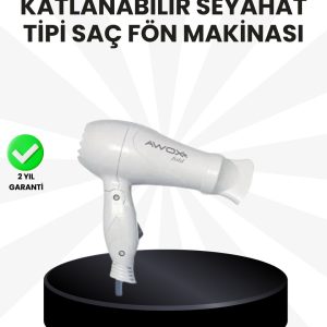 Taşınabilir Fön Makinesi Katlanır Gövde Enerji Tasarruflu
