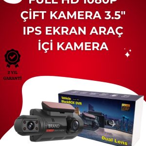 Otomatik Kayıtlı Full HD Araç Kamerası – Döngüsel Kayıt ve Hareket Algılama