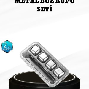 304 Paslanmaz Çelik Buz Küpü Seti Sulandırmadan Soğutan Yeniden Kullanılabilir