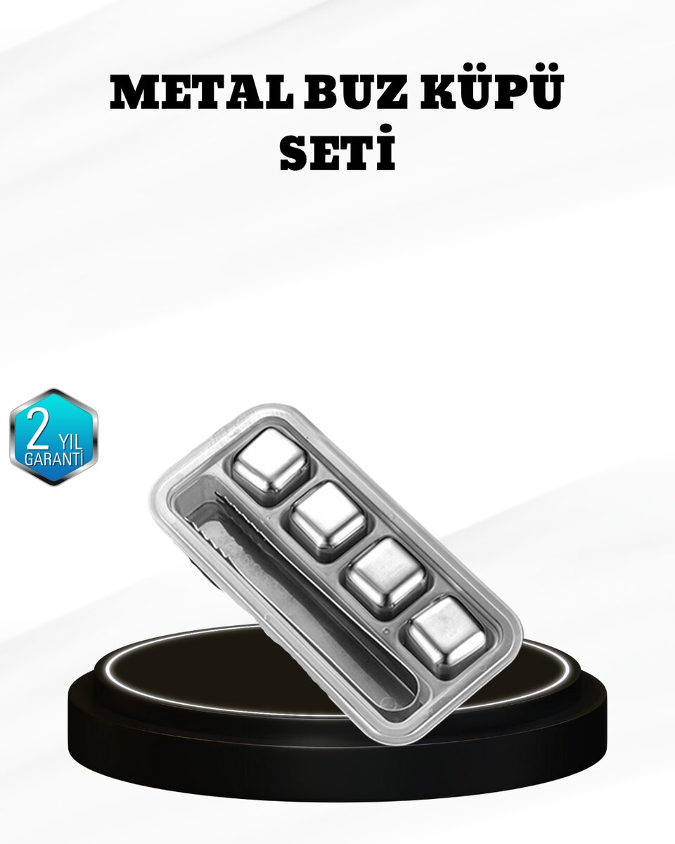 304 Paslanmaz Çelik Buz Küpü Seti Sulandırmadan Soğutan Yeniden Kullanılabilir