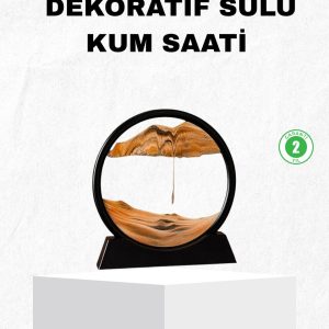 Dekoratif Kum Saati – Şık Masa Üstü Aksesuar Dayanıklı Malzeme Modern ve Klasik Tasarım