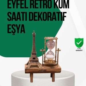 Ahşap Kum Saati – Vintage Tasarımlı Masa Dekoru