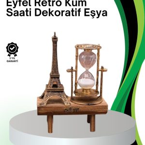 Dekoratif Kum Saati – Ahşap Malzeme Hediyelik Masa Aksesuarı
