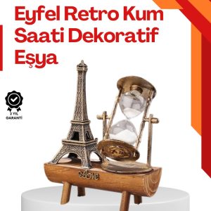 Masa Üstü Ahşap Kum Saati – Dekoratif Dayanıklı ve Şık