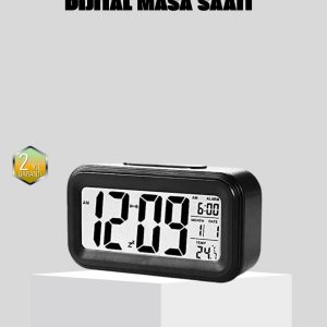 Fotoselli Dijital Masa Saati Aydınlatmalı Alarm ve Tarih Göstergeli