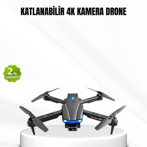 Wi-Fi Bağlantılı 4K Drone Katlanabilir ve 360° Takla Özellikli