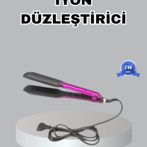 Seramik Plakalı Saç Düzleştirici – Plaka Kilitli ve Elektriklenme Önleyici