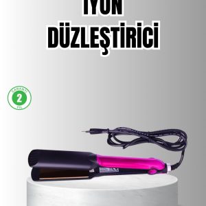 Profesyonel İyon Teknolojili Saç Düzleştirici – 220°C Hızlı Isınma ve LED Ekranlı Tasarım