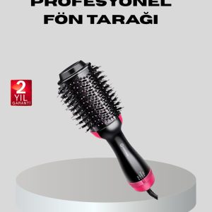 1200W Fön Tarağı – 3 Isı Ayarı Negatif İyonlu Hızlı ve Pürüzsüz Sonuç