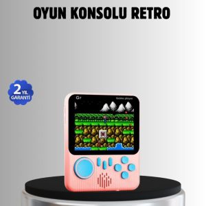 Retro Oyun Konsolu – 3.5 İnç Ekran 666 Klasik Oyun TV Bağlantılı