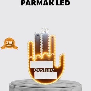 176 LED’li Amber Trafik Uyumlu Sinyal Işığı – El Hareketiyle Kontrol