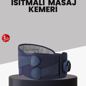 Titreşimli Masajlı Bel Kemeri Isıtmalı Destekli