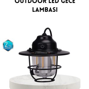 Outdoor Retro Kamp Işığı Uzun Ömürlü Pil Taşınabilir Suya Dayanıklı