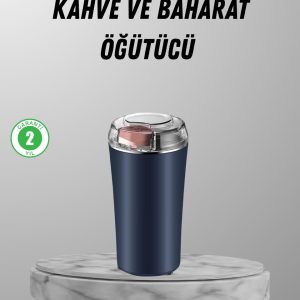 Elektrikli Kahve ve Baharat Öğütücü – Güçlü Motor Paslanmaz Çelik Gövde Kolay Temizlik