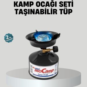 Taşınabilir Kamp Ocağı Seti Pişirme Alanı Ayarlanabilir Alev