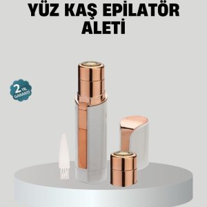 Kadınlar İçin Yüz ve Kaş Epilatörü – Hassas Cilt Dostu Pil ile Çalışan Taşınabilir ve Şık Tasarım