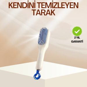 Pratik Mekanizmalı Saç Tarağı – Kendi Kendini Temizler Taşınabilir
