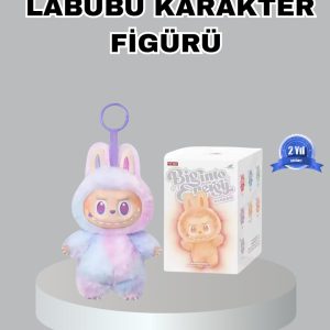 Dekoratif Yumuşak Labubu Peluş Figür – Koleksiyonluk ve Çocuklara Uygun Hediye 20 cm