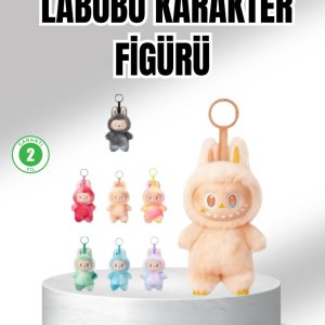 Labubu Peluş Oyuncak – Koleksiyonluk Yumuşak Dekoratif Figür 20 cm