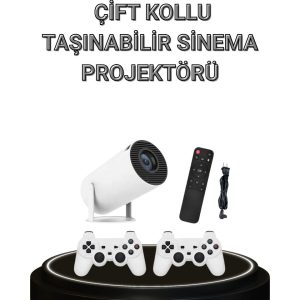 Bluetooth 5.0 ve Wi-Fi 6 Akıllı 4K Projeksiyon