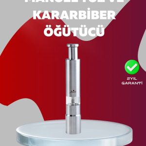 Ergonomik Tasarımlı Nem Geçirmez Kapaklı Baharat Öğütücü
