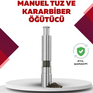 Hafif ve Kompakt Taşınabilir Baharat Öğütücü - Mutfak ve Masa için