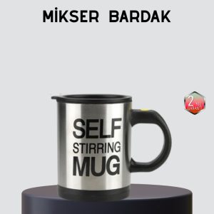 Otomatik Karıştıran Akıllı Kupa – Paslanmaz Çelik Isı Korumalı