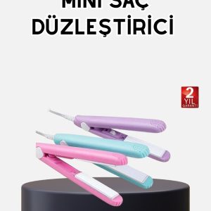 Seyahat Tipi Mini Saç Düzleştirici – Seramik Kaplama Hızlı Isınma Kompakt Tasarım