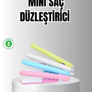Taşınabilir Seramik Kaplama Mini Saç Düzleştirici – Seyahat ve Günlük Kullanım İçin İdeal