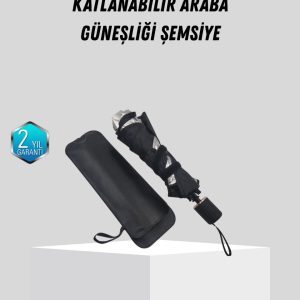 Ön Cam Güneşliği – Kalın Kumaş ve Cam Elyaf İskelet ile Maksimum UV Koruma