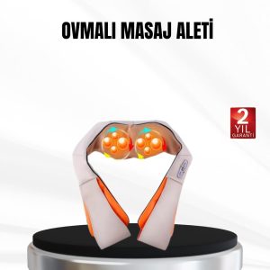 Yoğurmalı Isıtmalı Masaj Aleti – Ev Ofis ve Araç Kullanımına Uygun Çok Bölgeli Masaj Sistemi