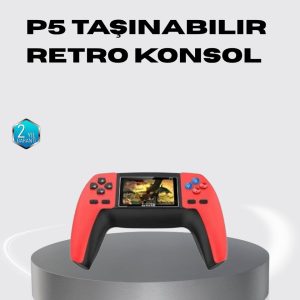 Taşınabilir Retro Oyun Konsolu – 520 Efsane Oyun Tek Cihazda