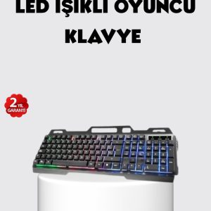 RGB Aydınlatmalı Klavye Mouse Seti – USB Bağlantılı Türkçe Q Ayarlanabilir DPI Ergonomik Yapı