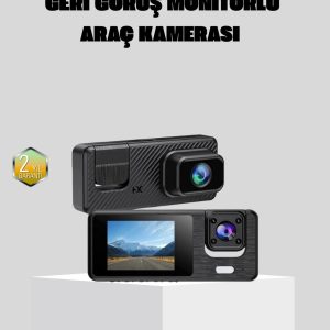 Full HD 3'lü Araç Kamerası Geri Görüş Destekli Park Modlu 1080P DVR