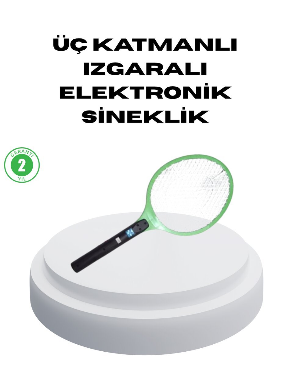 Pil ile Çalışan Elektronik Sinek Öldürücü – Çocuk ve Evcil Hayvan Dostu Tasarım