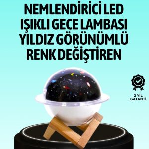 USB ile çalışan projektörlü aromaterapi nemlendirici masaüstü kullanım için uygun