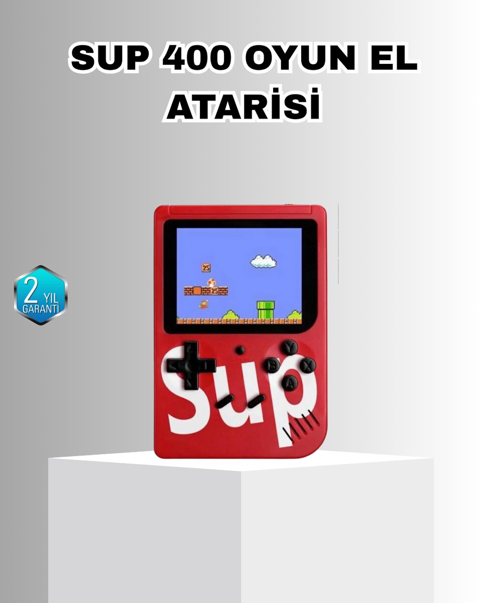 SUP Game Box El Konsolu – 500 Oyunlu TV Bağlantılı 5 Saat Oyun Süresi