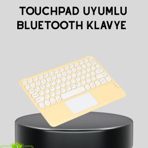 Bluetooth Kablosuz Klavye – İnce Slim Model Tablet ve Akıllı TV Uyumlu Sessiz Tuşlu Taşınabilir Klavye