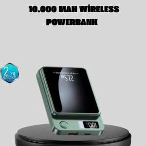 MagSafe Powerbank 22.5W Hızlı Şarjlı ve Kompakt Kablosuz Şarj Cihazı