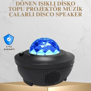 Bluetooth & USB Müzik Çalar Gece Lambası – 50 m² Kapsama Uzaktan Kumanda