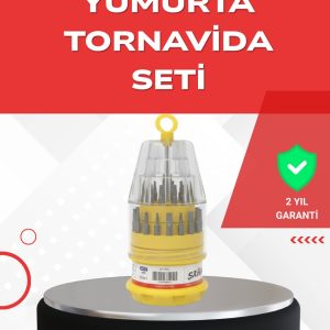 Hassas Tornavida Seti Kaymaz Saplı Elektronik Onarım Seti