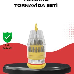 Kompakt Tornavida Seti Elektronik Cihaz Tamiri İçin