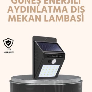 Enerji Tasarruflu ve Otomatik Sensörlü LED Güneş Işığı – Dış Mekan Uyumlu