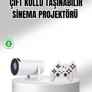 Projeksiyon Cihazı 4K Destekli Kablosuz Bağlantılı Bluetooth 5.0
