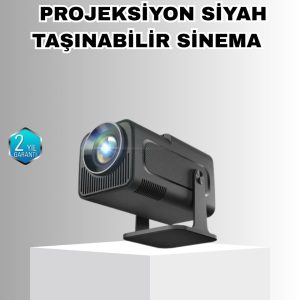 Taşınabilir Akıllı Projeksiyon HDMI USB Uyumlu Oyun Destekli Kompakt