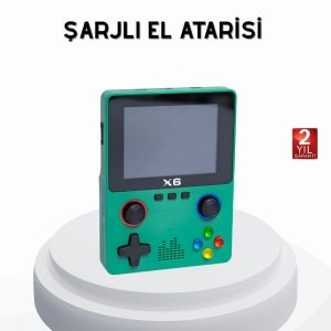 3.5 İnç IPS Ekranlı Taşınabilir Oyun Konsolu Ergonomik Çift Tetikli